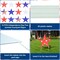 12-Piece Independence Day Star Yard Signs with Stakes - 6 Assorted Designs 12.2 x 11.8 Inches Large Patriotic Star Signs for Outdoor Garden and Lawn Decoration for Fourth of July Party Favor